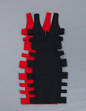 Load image into Gallery viewer, Mon Amie Cherry, Black Dress, bandage dress, cur-out dress, Sexy Dress, Party Dress, Party outfit, dress, sexy, dressy