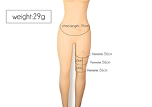 Load image into Gallery viewer, Mon Amie Cherry gold and silver metal garter belt. Club wear