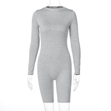 Load image into Gallery viewer, Mon Amie Cherry, Light Grey jumpsuit, playsuit, romper, sexy wear, clubwear, sportwear