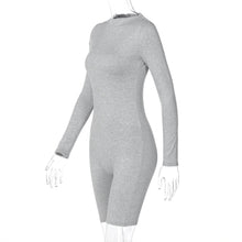 Load image into Gallery viewer, Mon Amie Cherry, Light Grey jumpsuit, playsuit, romper, sexy wear, clubwear, sportwear