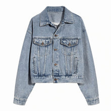 Load image into Gallery viewer, Mon Amie Cherry, Denim Jacket, sexy clothe, clubwear, bedazzled, rhinestones, bling