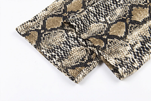 Load image into Gallery viewer, Mon Amie Cherry, Sexy set, Animal Print Set, Python Set, Clubwear, biker shorts