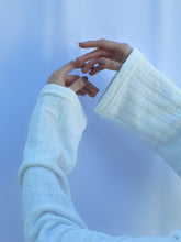 Load image into Gallery viewer, Mon Amie Cherry, Sexy Sweater, White sweater, soft , cropped sweater, casual, streetwear,